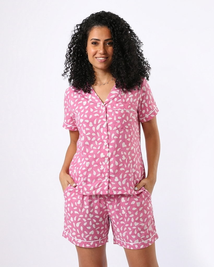 Women Printed Half Sleeves Pyjama