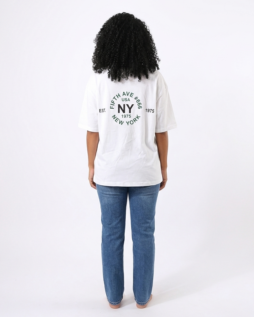 Women Stripped Half Sleeves T-shirt