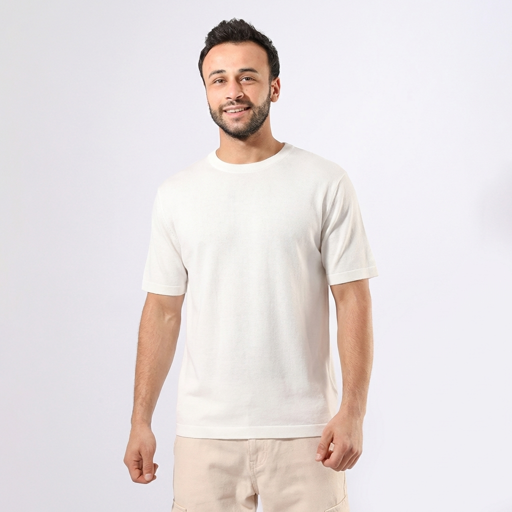 MEN PLAIN SHORT SLEEVES T-SHIRT