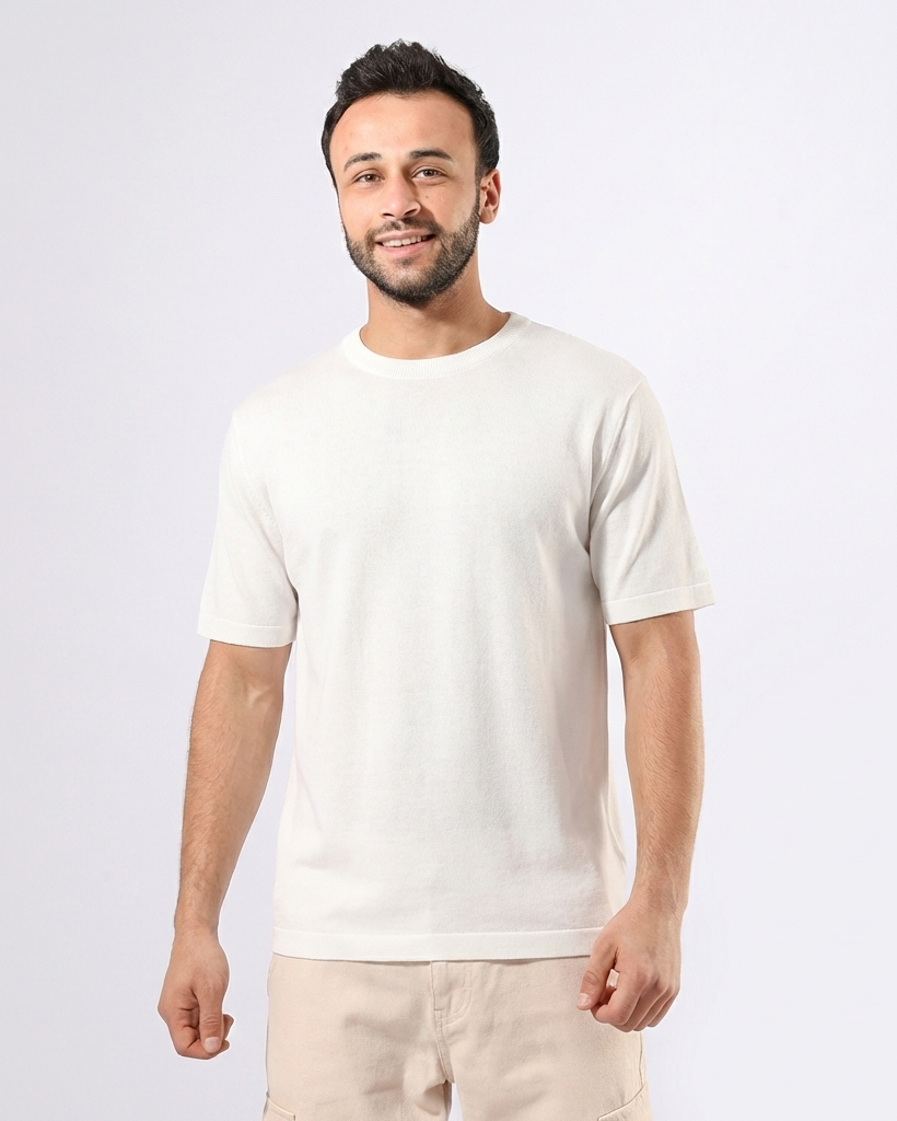 MEN PLAIN SHORT SLEEVES T-SHIRT