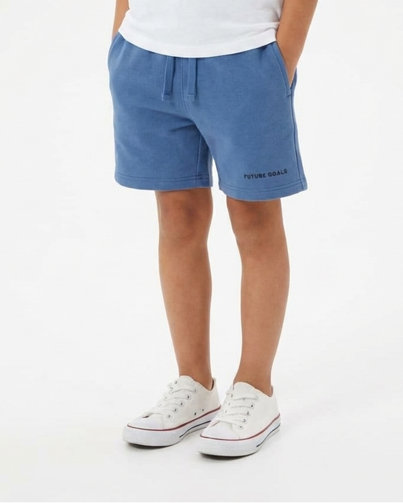 Boys Plain Summer Melton Short
