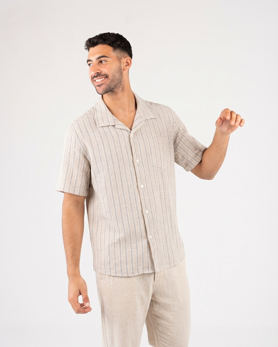 Men Over Size Printed Creative Pulse T-Shirt