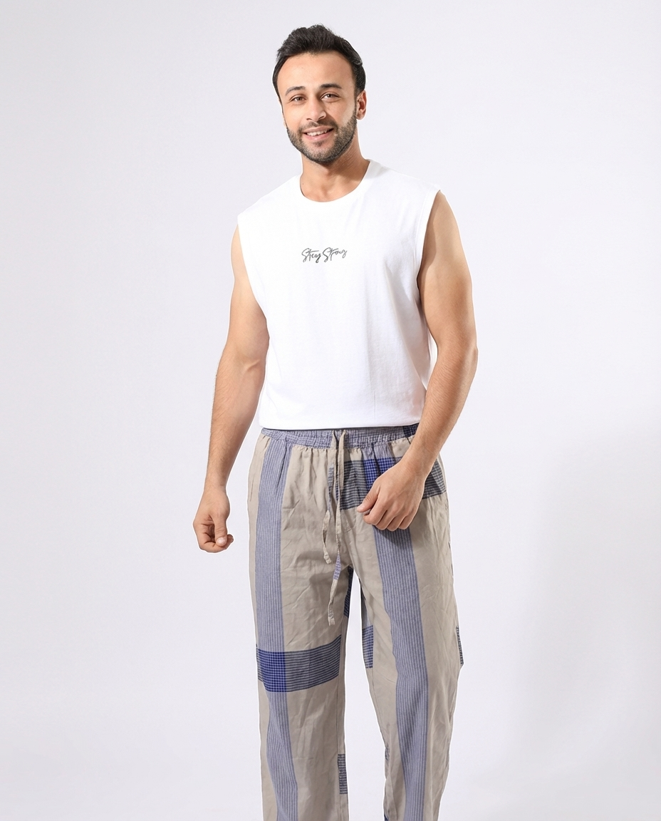 MEN PLAID PANT