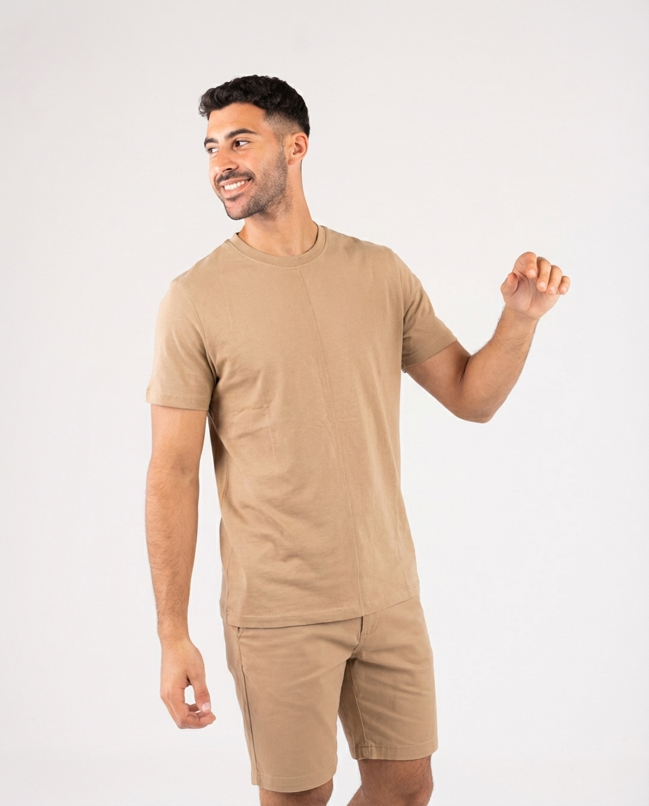 Men Jaqured Half Sleeves Shirt
