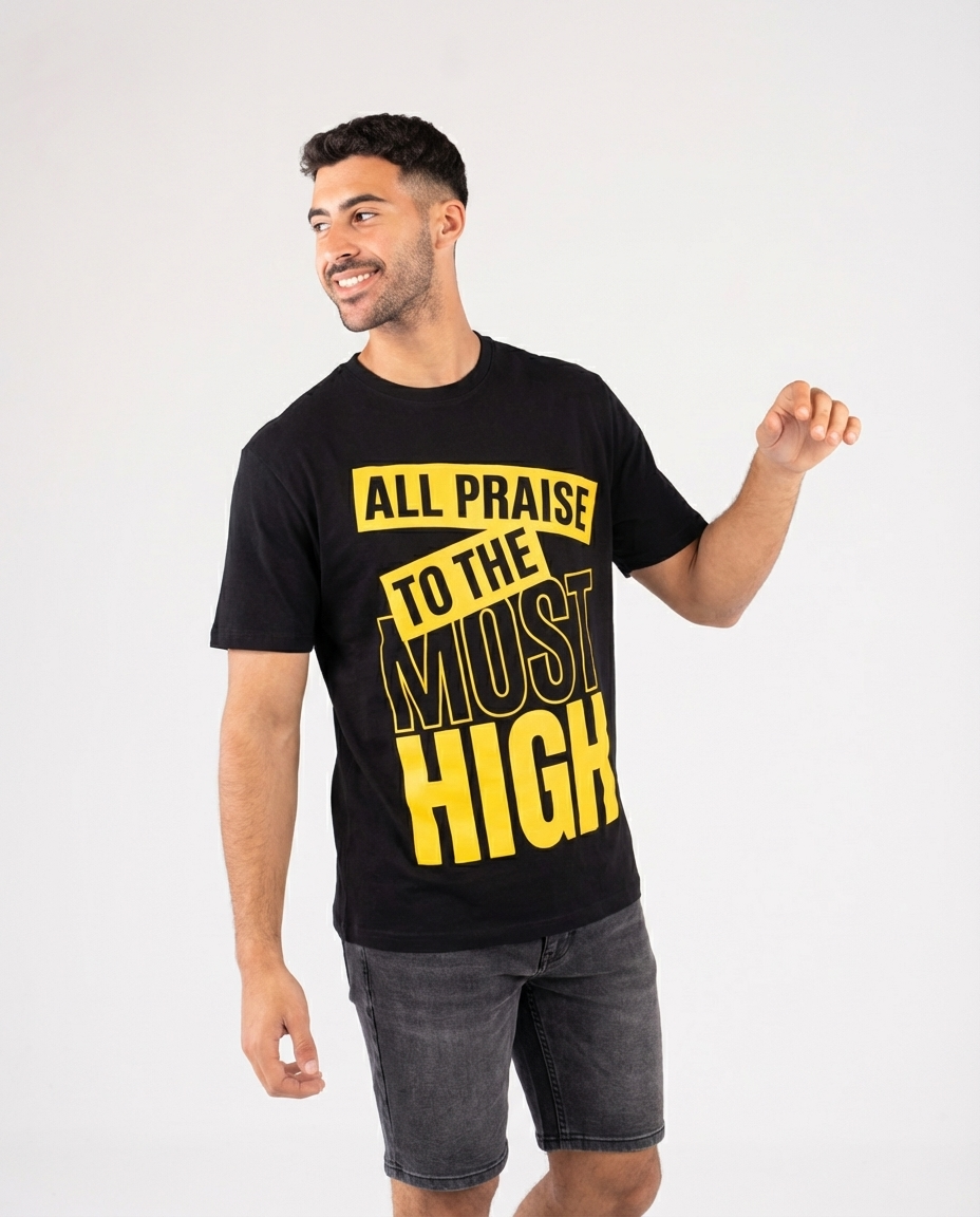 MEN PRINTED HALF SLEEVES T-SHIRT