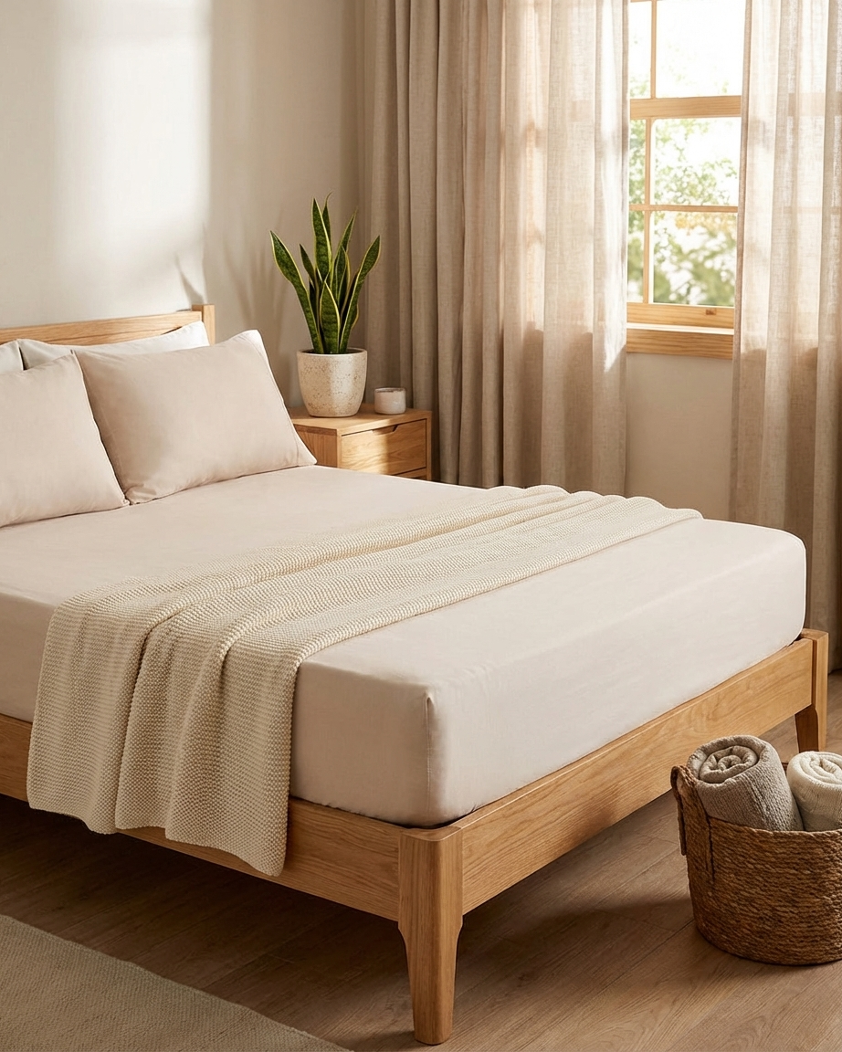 Cotton Fitted Sheet 160*200CM