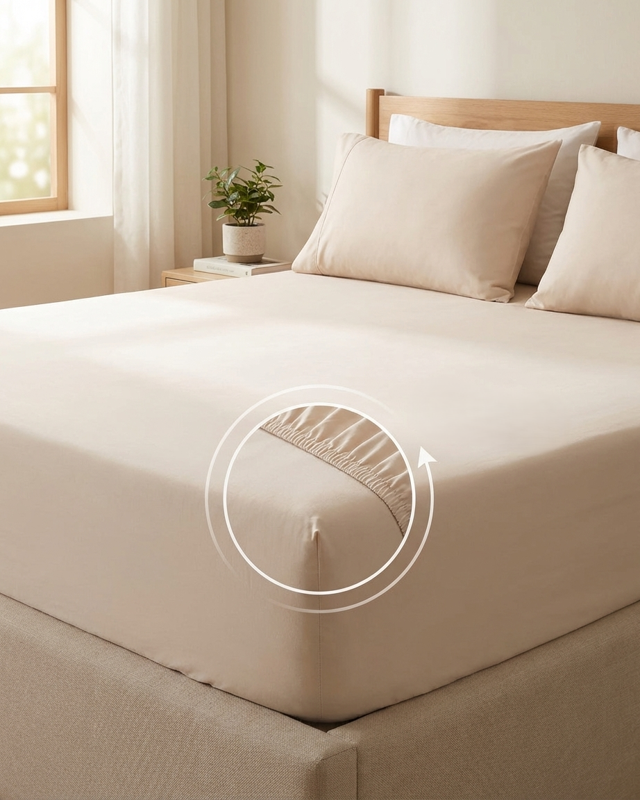 Cotton Fitted Sheet 160*200CM