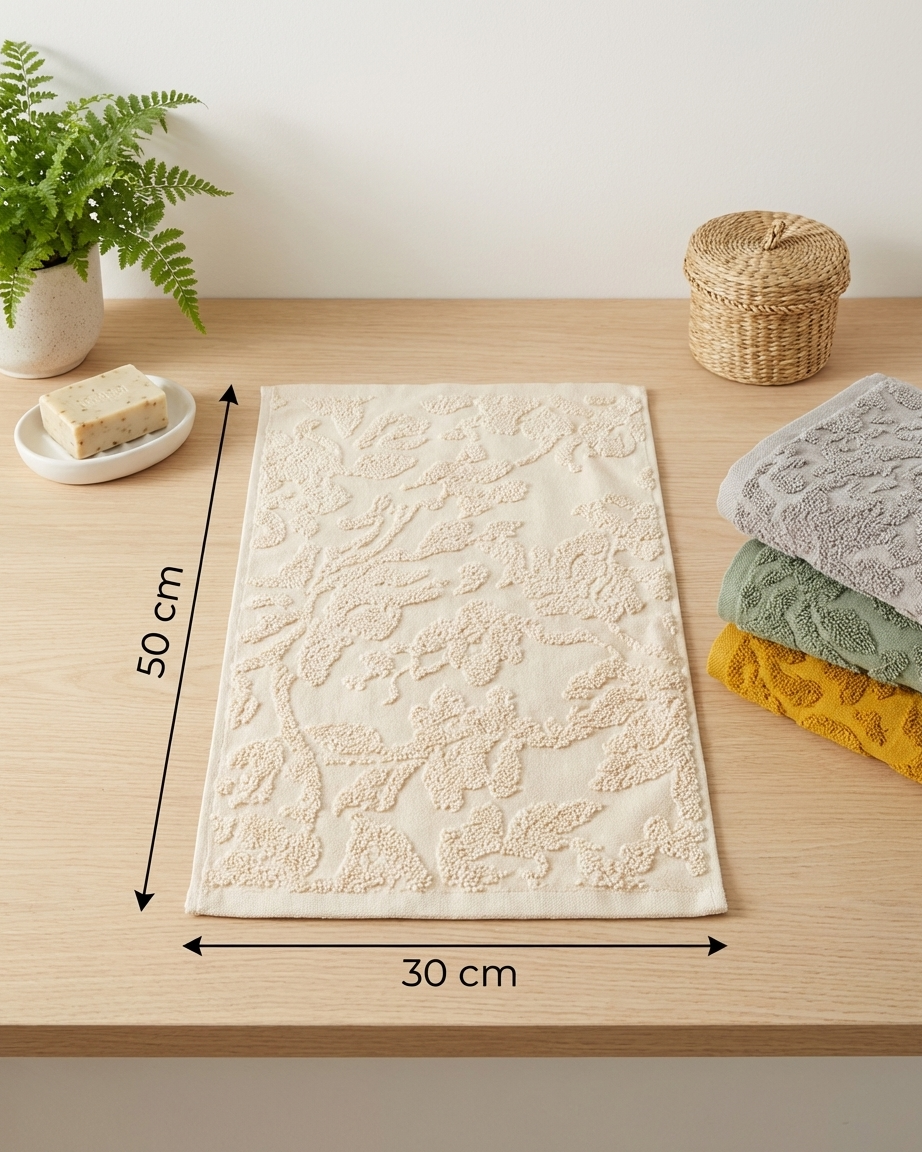 Jaqured Hand Towel Size 30*50Cm