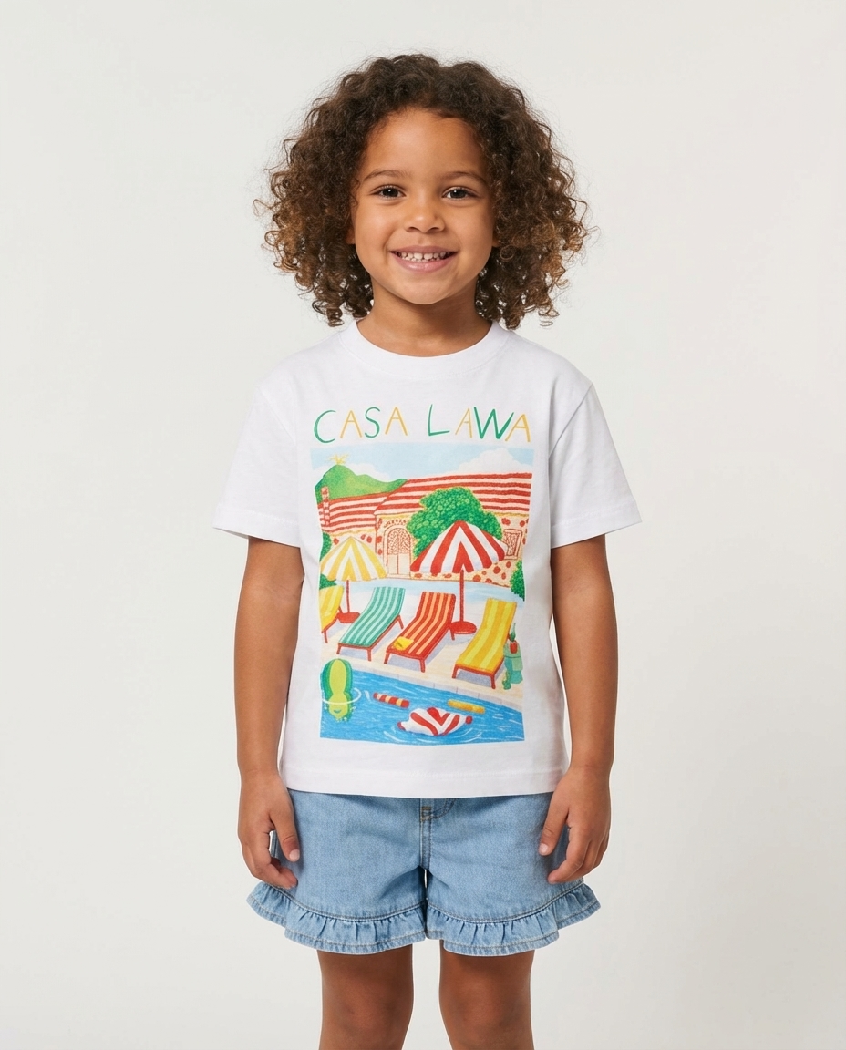 Girls Printed Short Sleeves T-Shirt