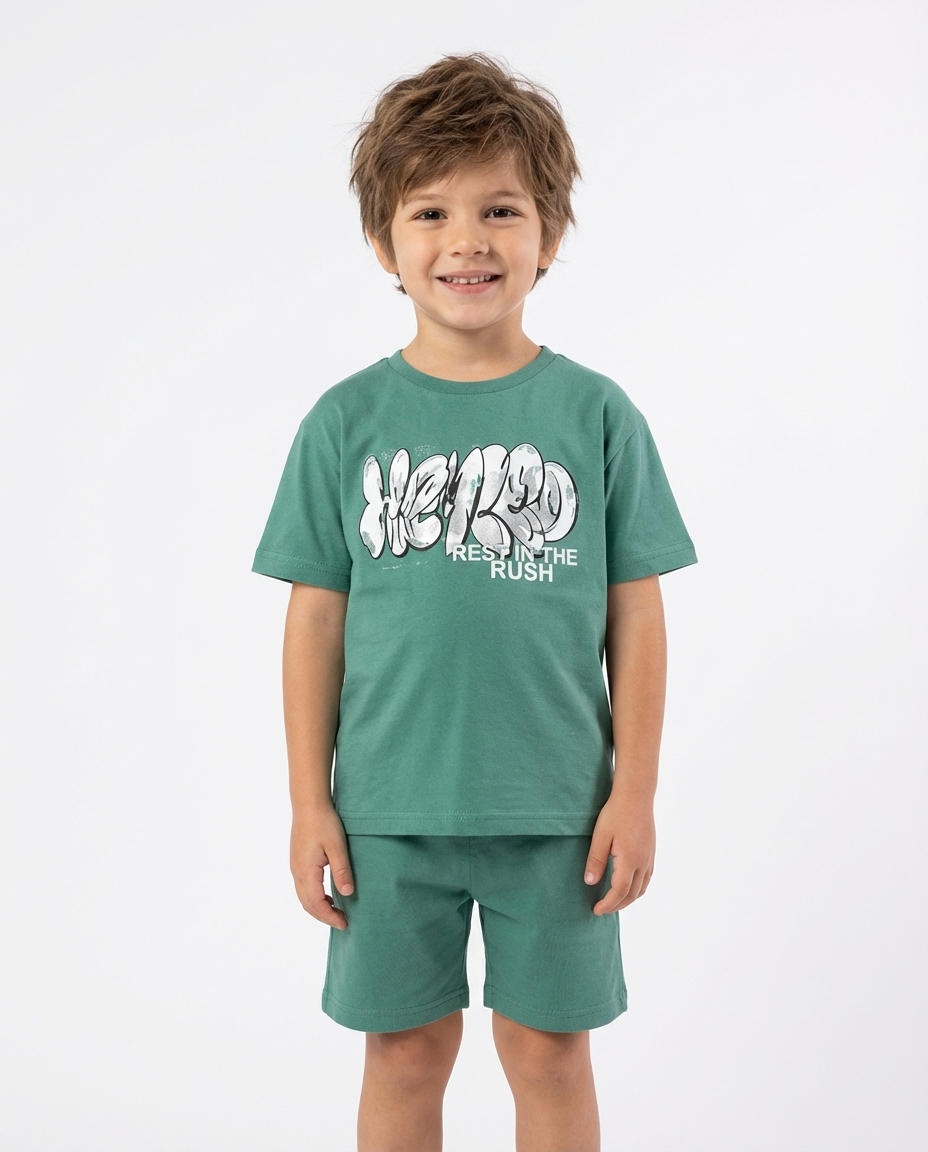 Boys Printed Rest In The Rush Pyjama