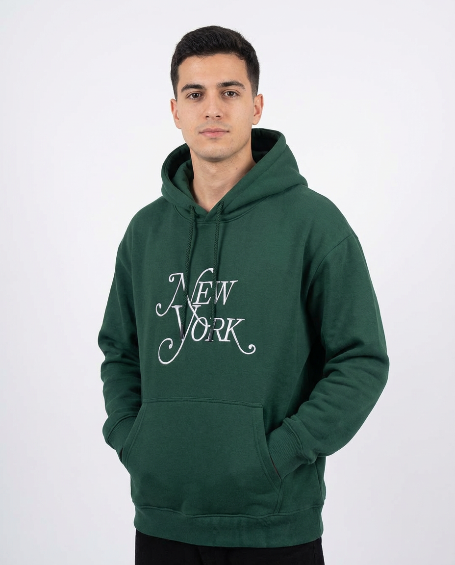 Men Embroidered New York Sweatshirt