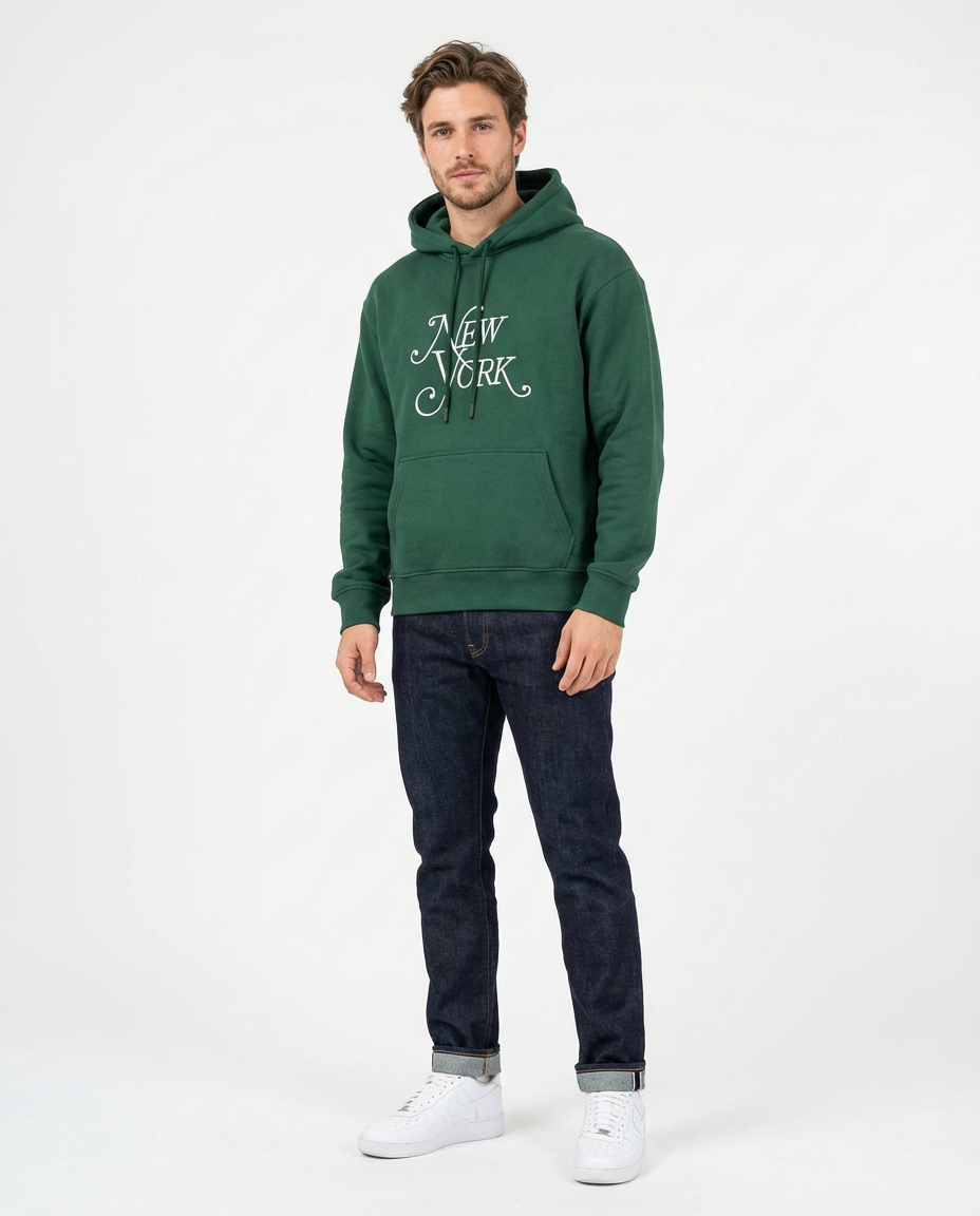 Men Embroidered New York Sweatshirt