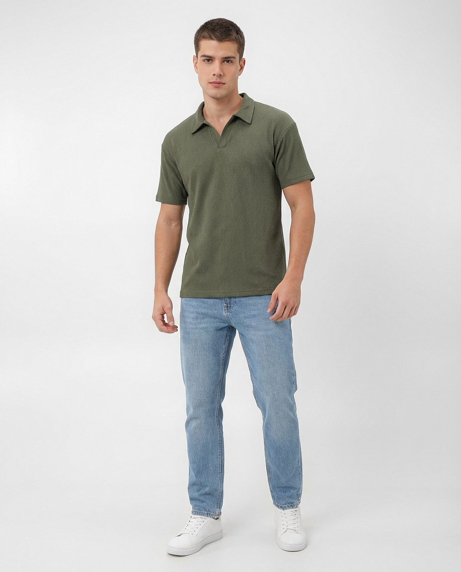 Jacquard Polo T-shirt