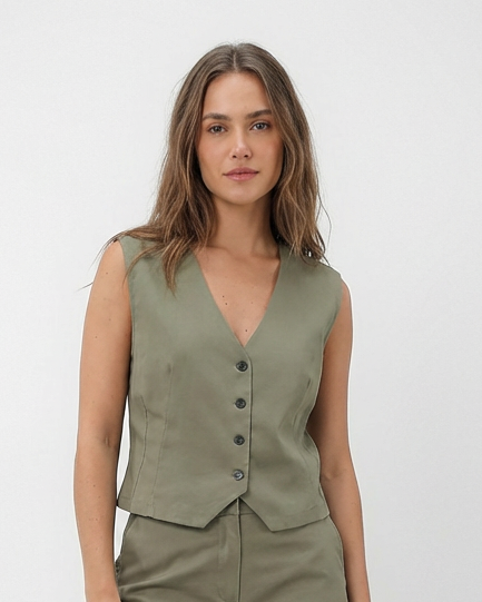 Women Plain Vest