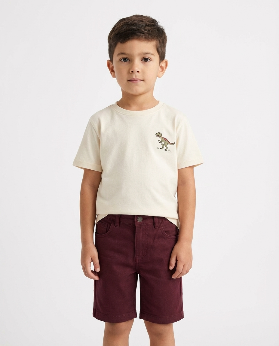 Boys Gabardine 5 Pocket Short