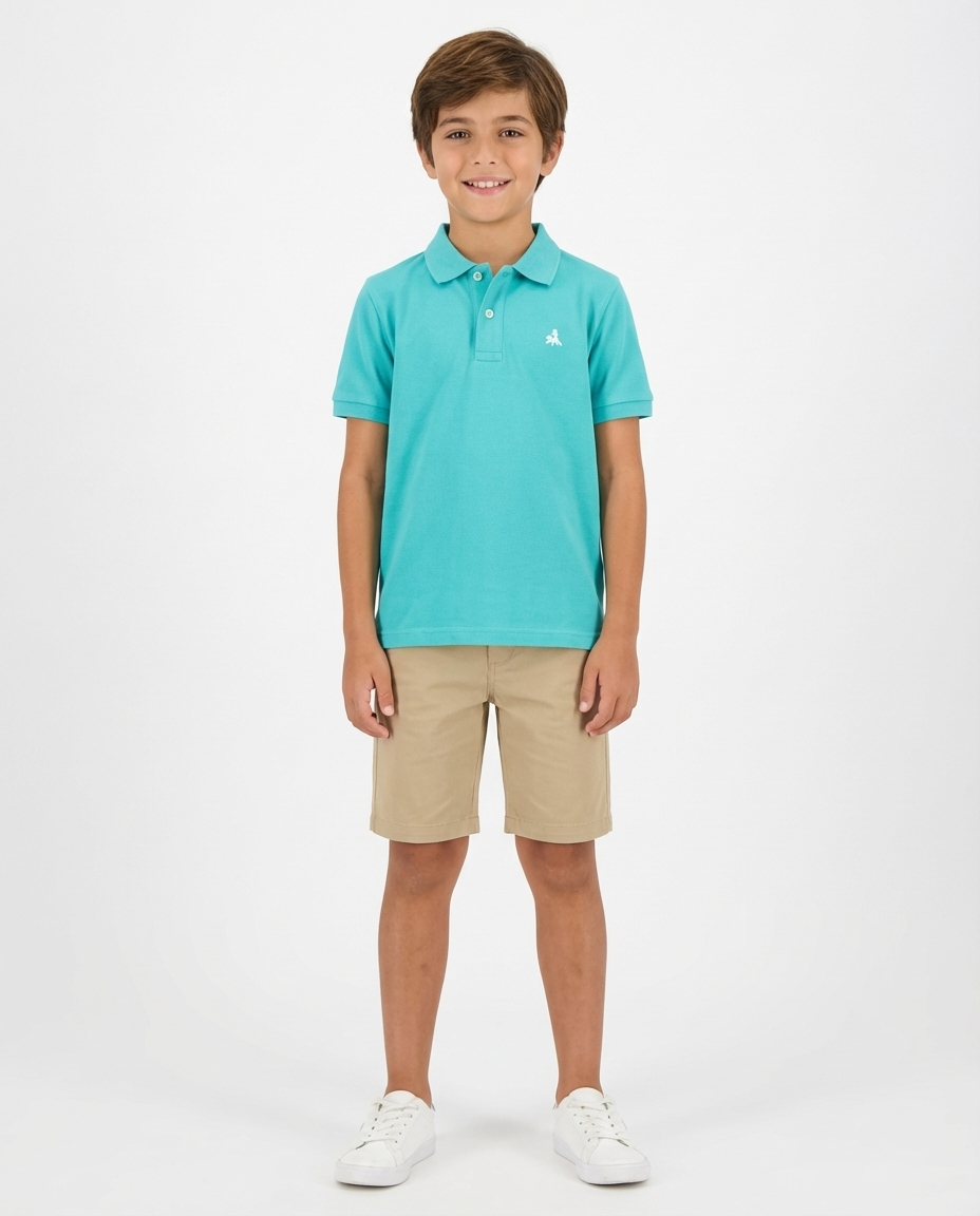 Boys Half Sleeves Polo T-shirt