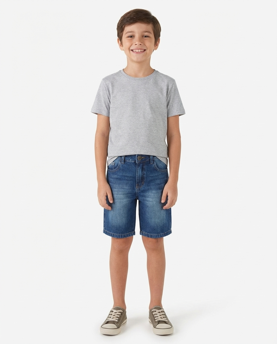Boys Jeans With Pocket Short
