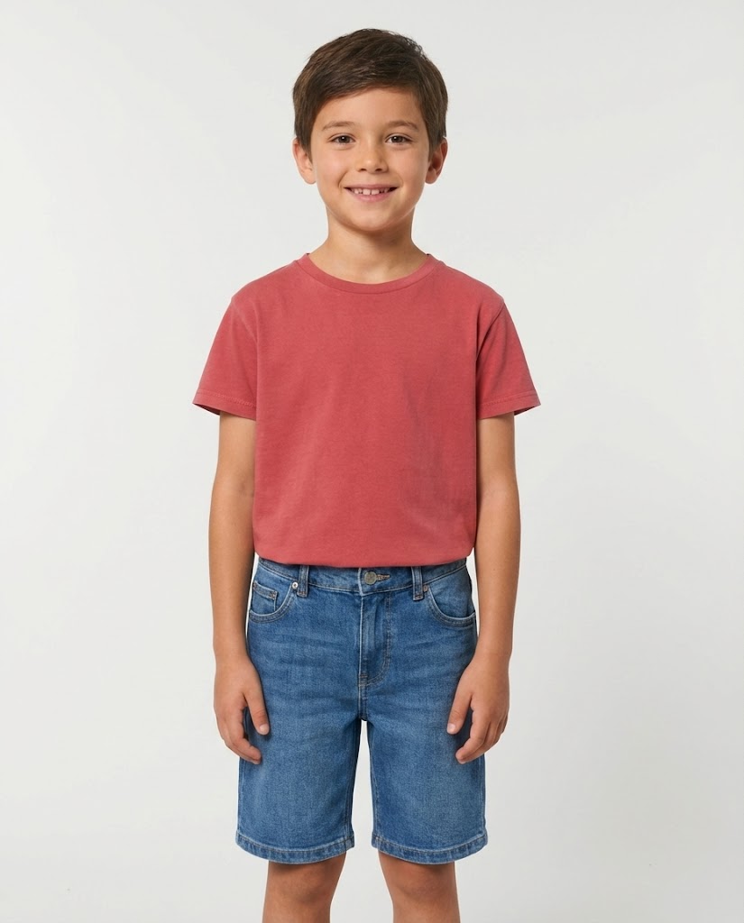 Boys Plain Half Sleeves T-Shirt