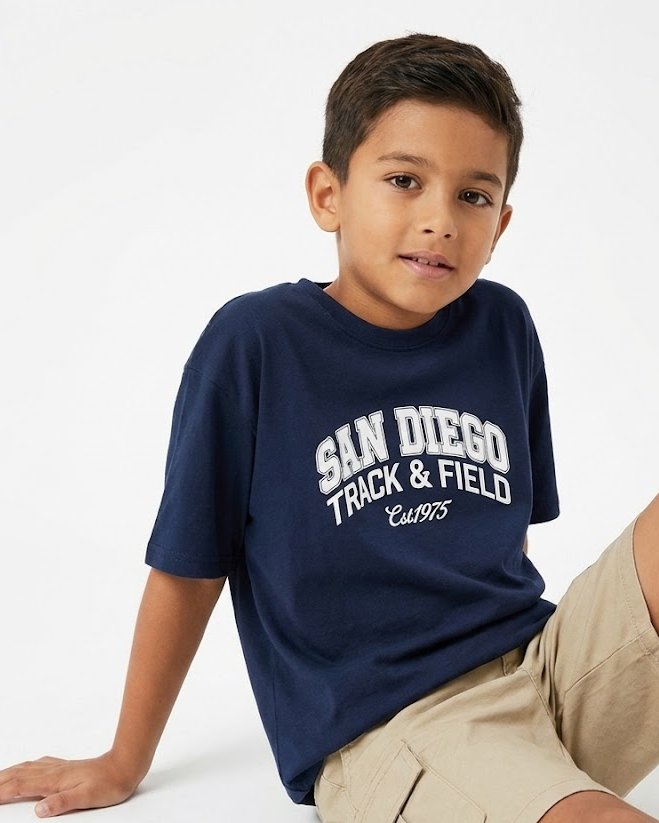 Boys Printed Half Sleeves T-shirt
