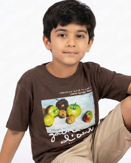 Boys Printed Half Sleeves T-shirt