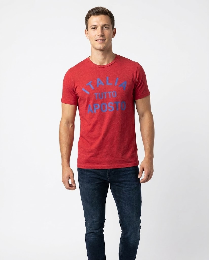 Men Printed Italy T-Shirt