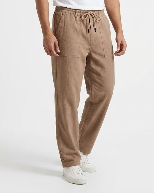 Men Linen Casual Pant
