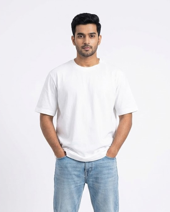 Men Plain Basic Half Sleeves T-shirt