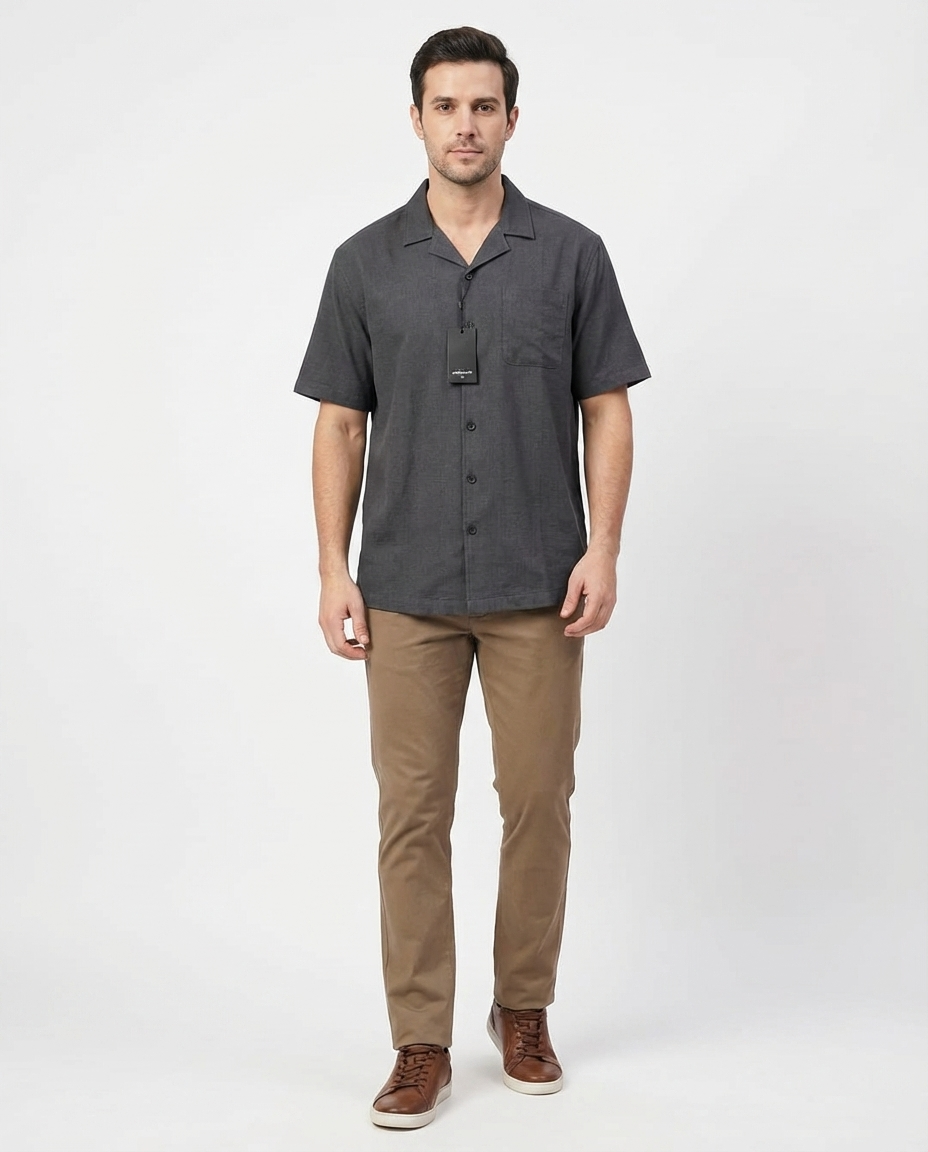 Men Casual Half Sleeves Shirt