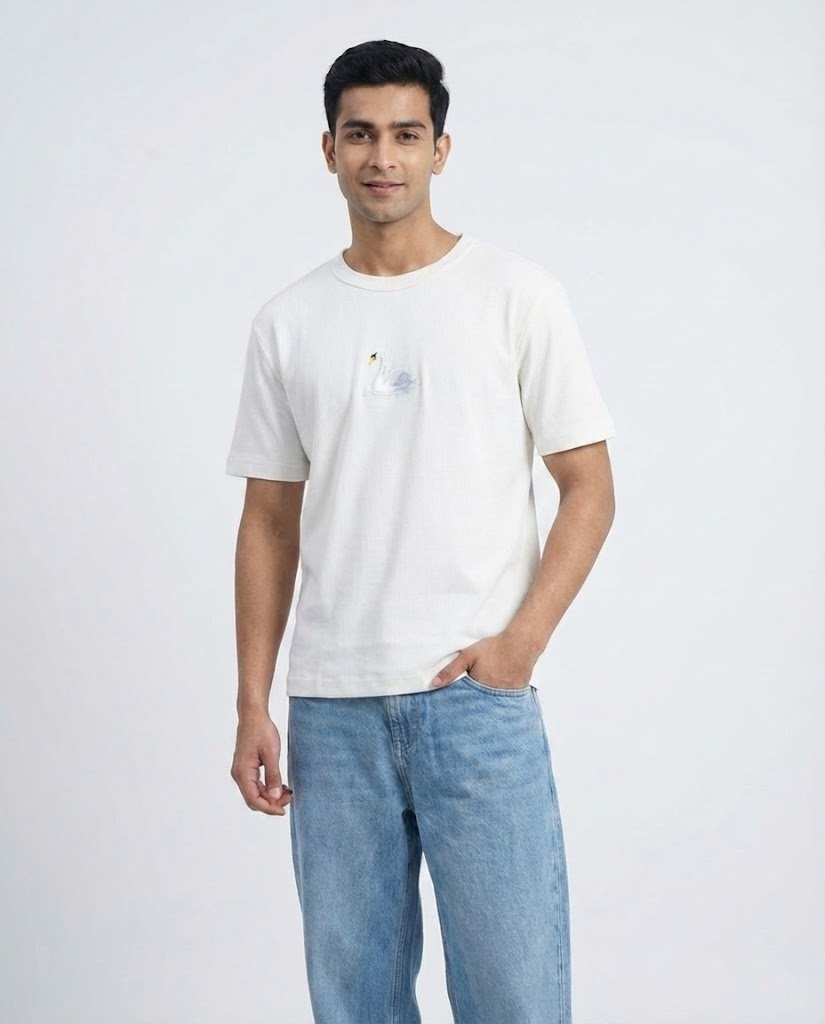 Women Half Sleeves Printed Basic Top