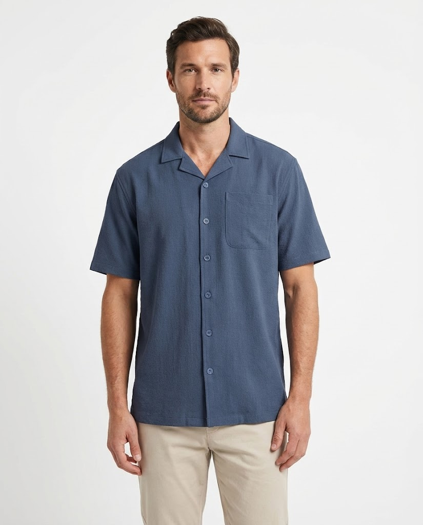 Men Casual Half Sleeves Shirt