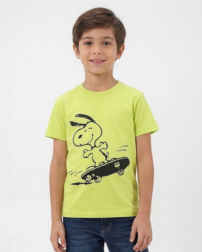 Boys PrintedHalf Sleeves T-Shirt