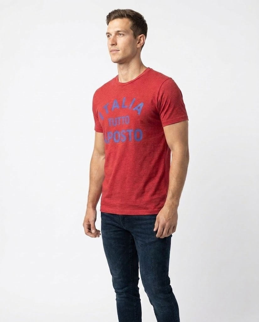 Men Printed Italy T-Shirt