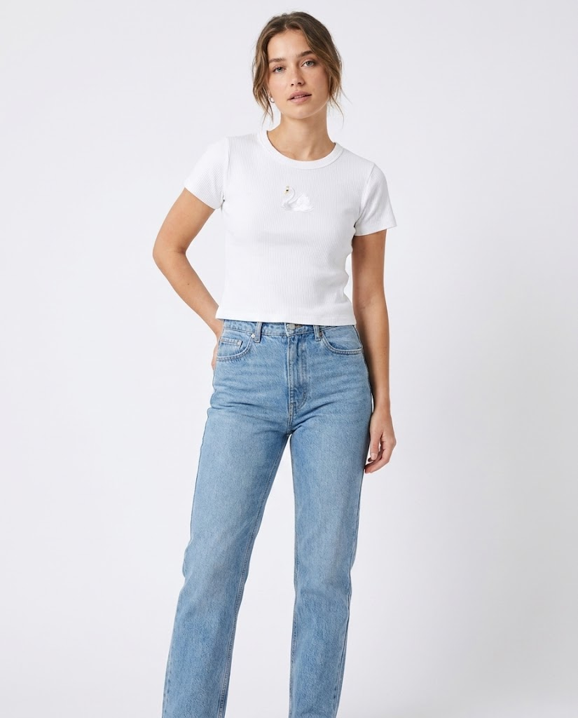 Women Half Sleeves Printed Basic Top