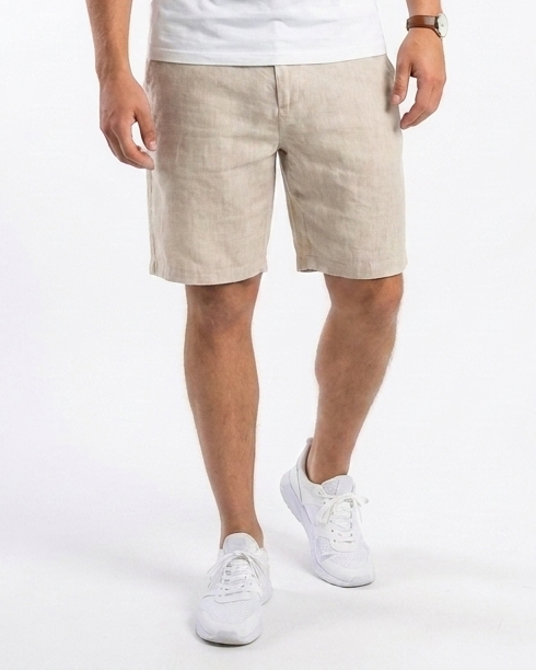 Men Linen Casual Short