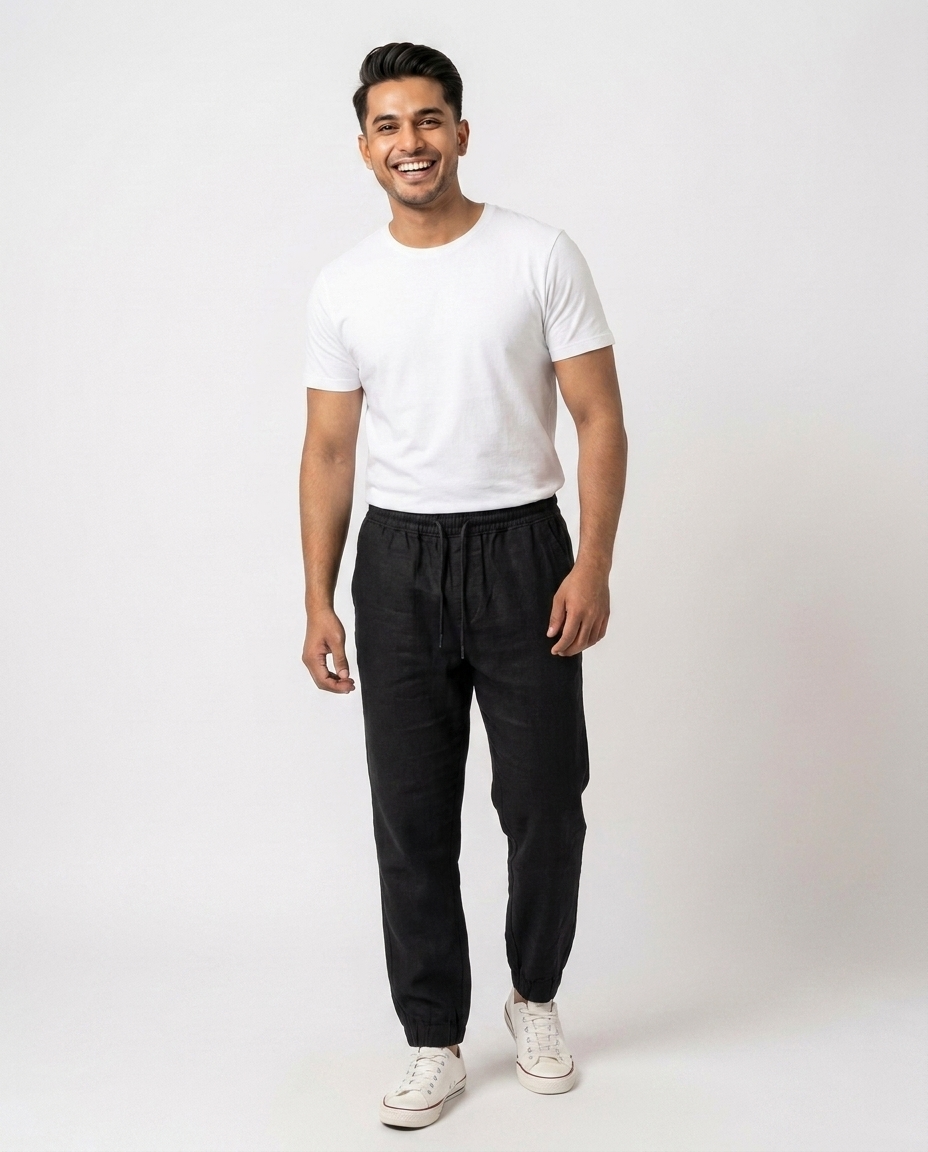 Men Casual Linen Pant