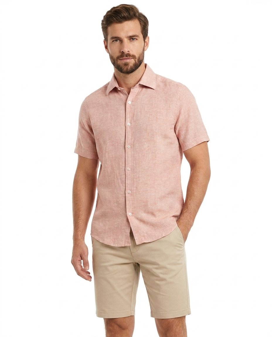 Men Casual Half Sleeves Shirt