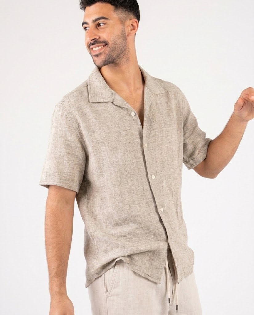 Men Smart Fit Half-Sleeve Tennis Casual Shirt