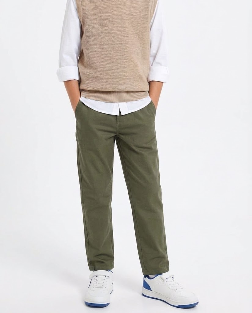 Boys Gabardine Pant Regular Fit