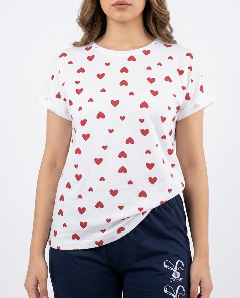 Women Printed Top And Pant Pajama