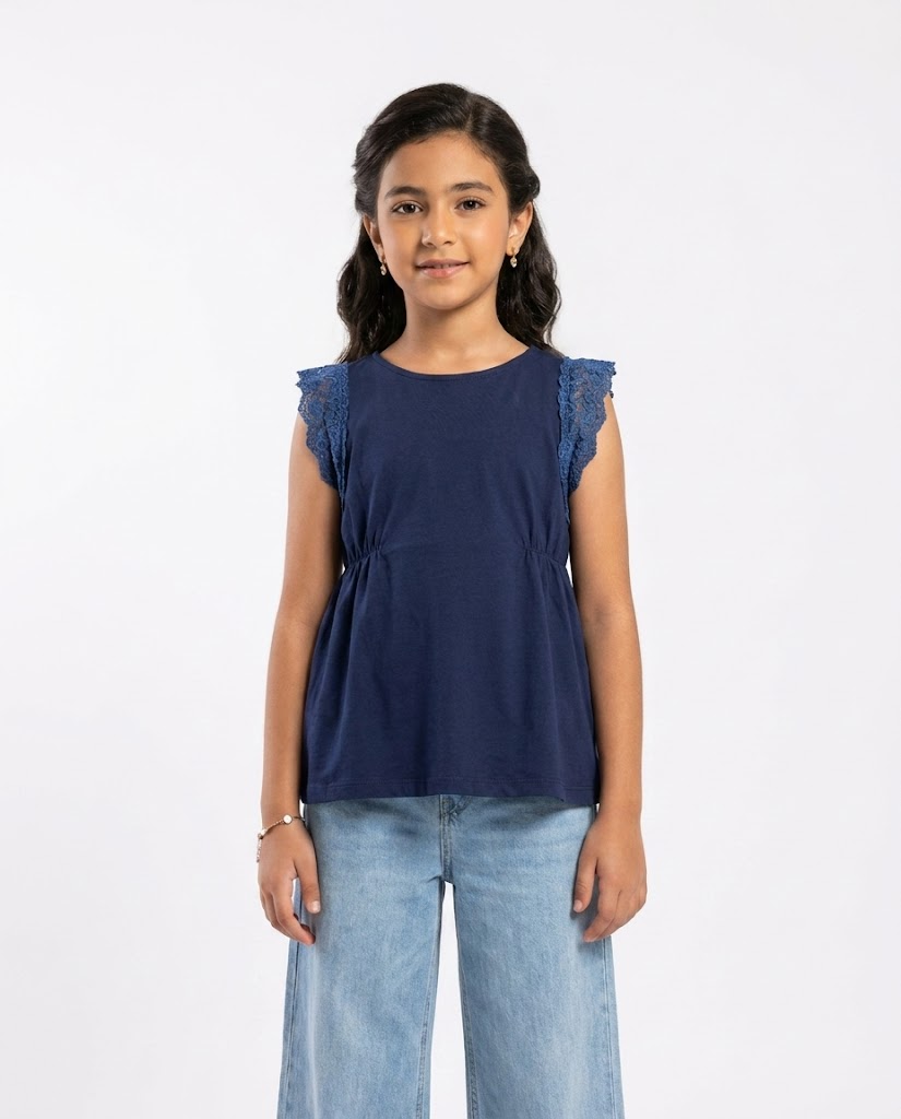 Girls Plain Blouse