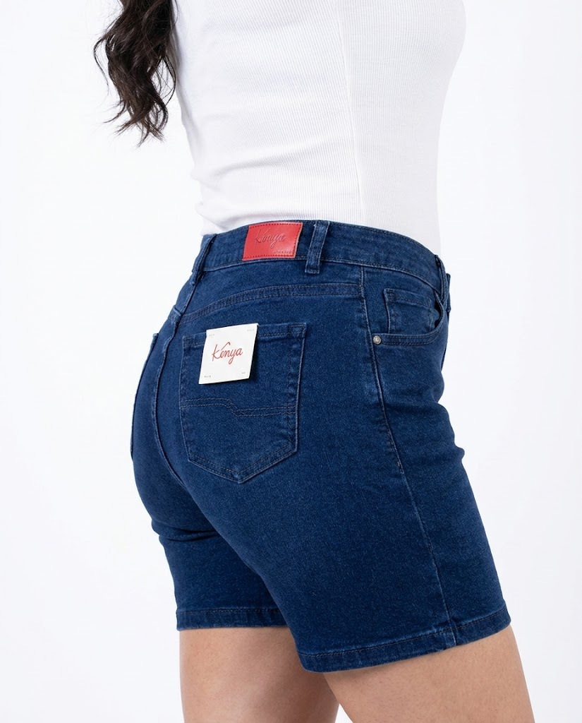 Women Loose Embroidered Denim Shorts