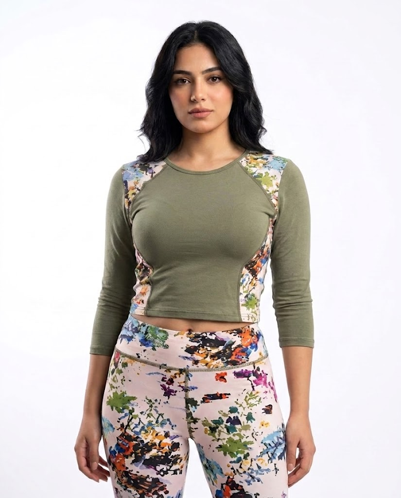 Women Printed Soft And Bermuda Sports Set