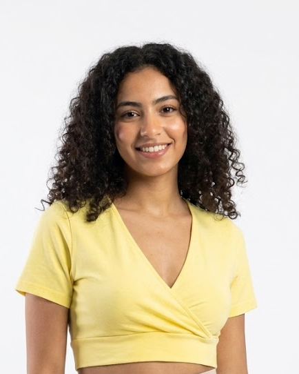 Women Plain Half-Sleeve Top