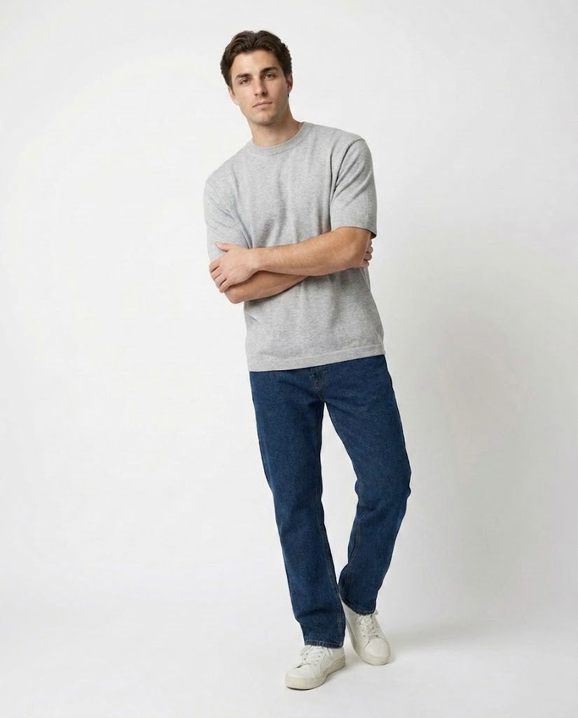 Men Plain Half Sleeves T-Shirt