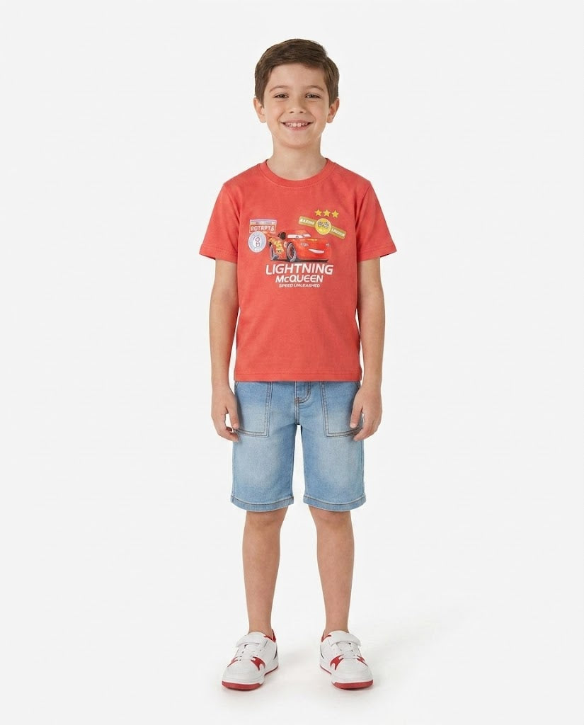 Boys Printed 95 Half Sleeves T-shirt