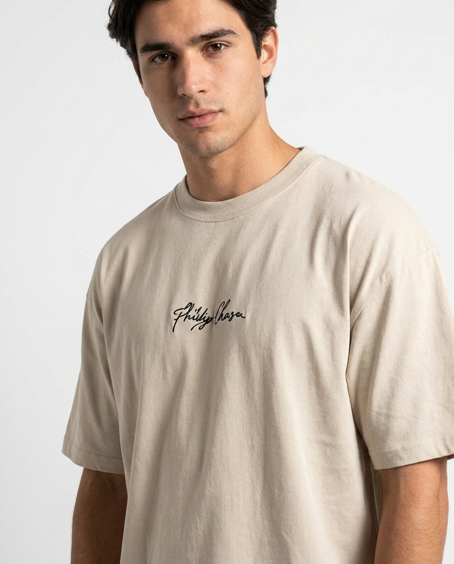 MEN PRINTED OVER SIZE T-SHIRT