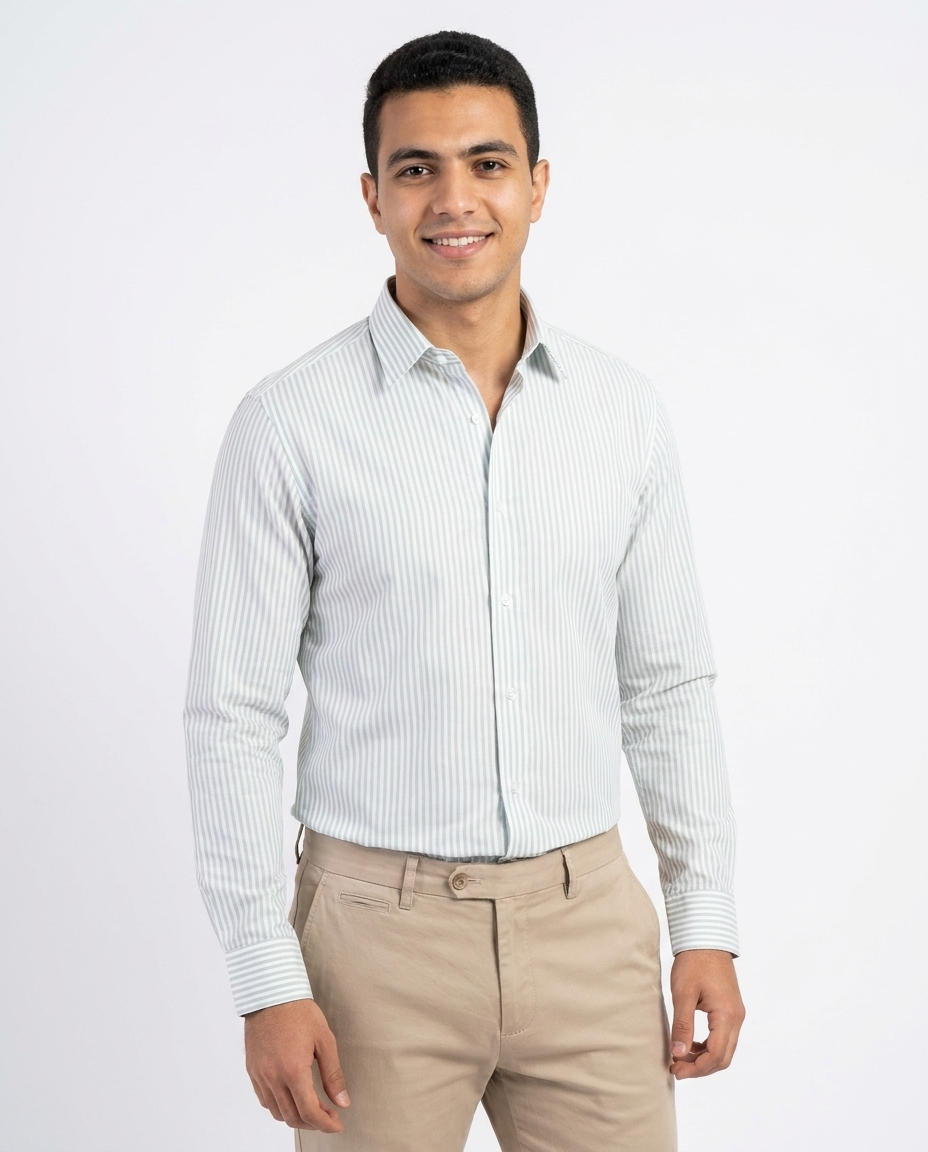 Men Classic Stripped Shirt