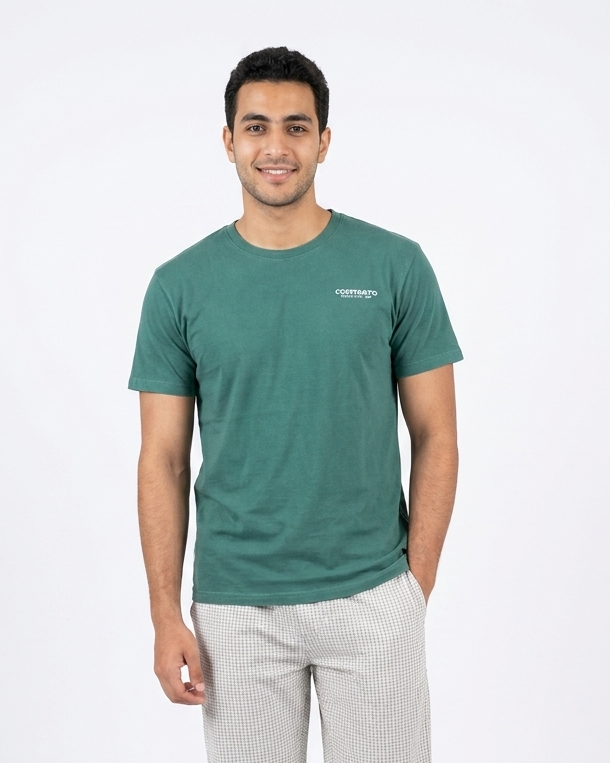 Men Printed Cosworth Half Sleeves T-shirt