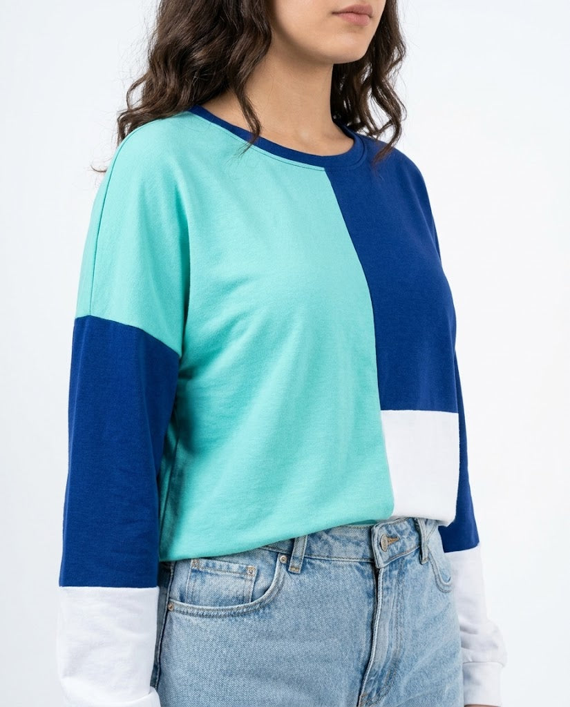 WOMEN PLAIN LONG SLEEVES T-SHIRT