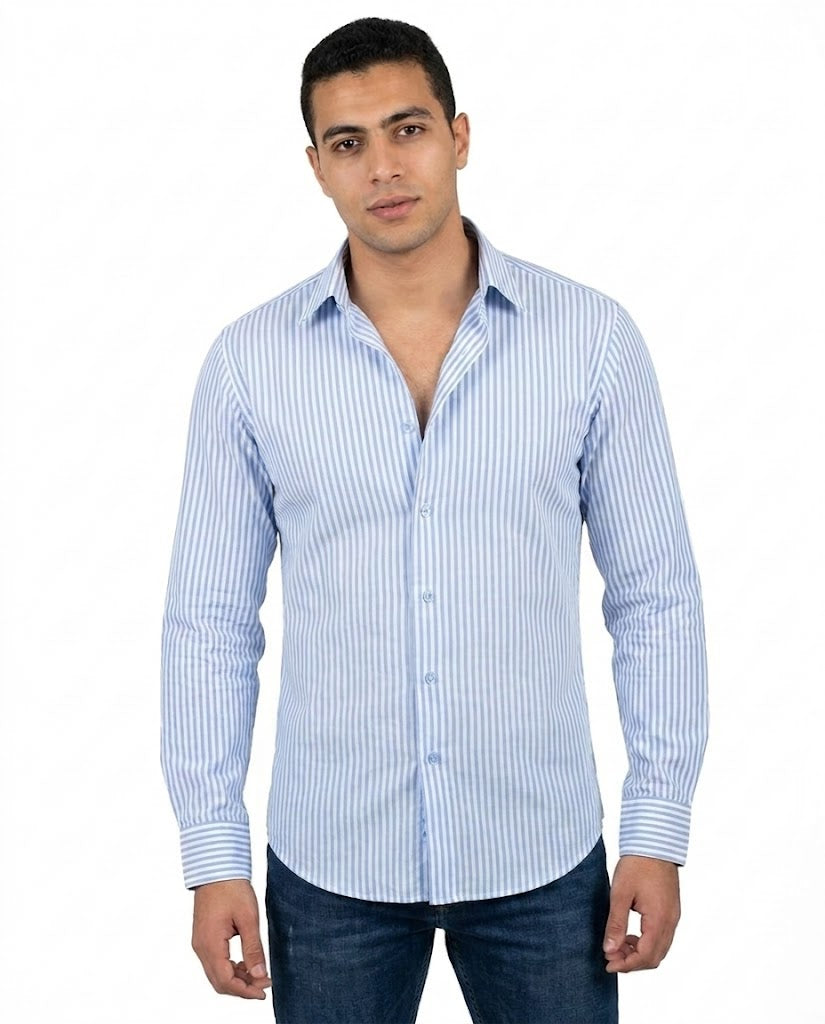 Men Classic Stripped Shirt